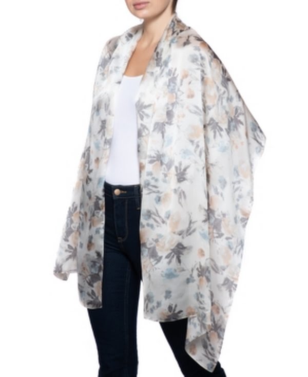 Inc International Concepts Floral Reflections Wrap, One Size