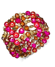 Style and Co Beaded Coil Bracelet