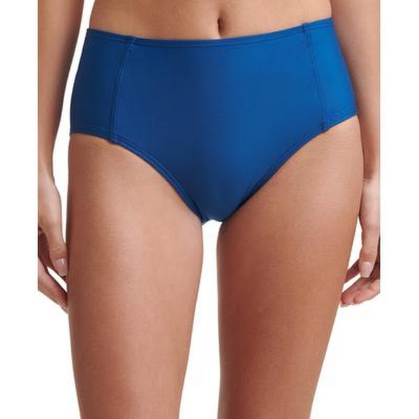 DKNY Classic High-Rise Bikini Swim Bottom