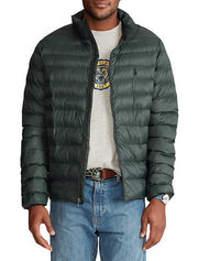 Polo Ralph Lauren Big and Tall Packable Quilted Jacket – Charcoal Grey