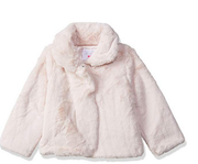 The Childrens Place Baby Girls Faux Fur Jacket, Size 12/18 Months