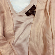 Thalia Sodi Women's Metallic Surplice Top, Gold, Size Small
