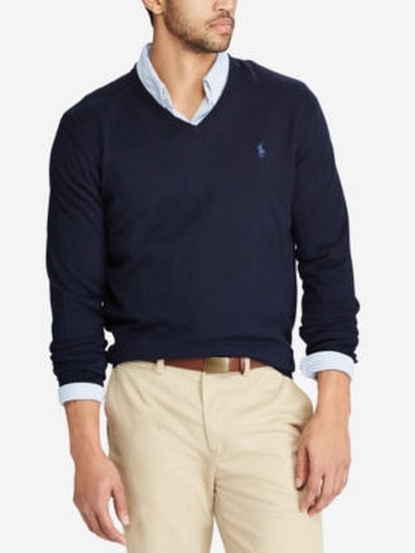 Ralph Lauren Mens Ls Knit Pullover Sweater