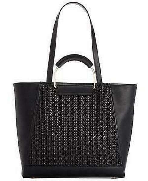 I.n.c. Ajae Bangle Crochet Tote,- Black