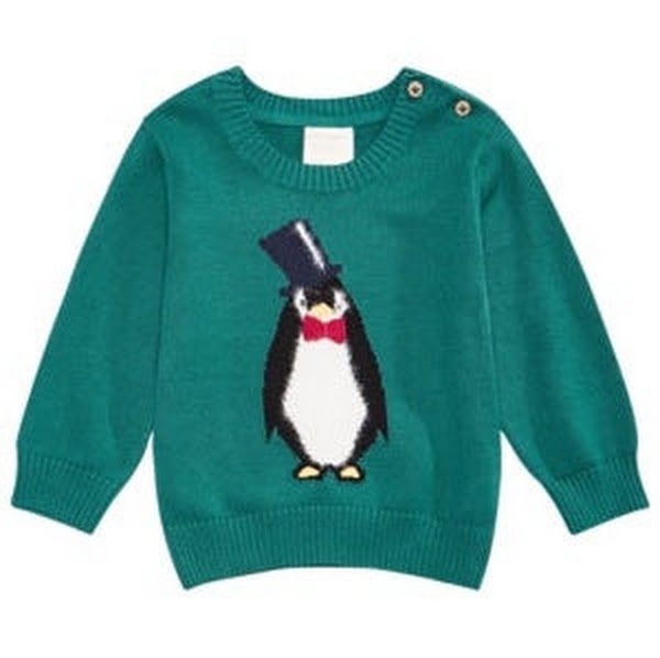 First Impressions Baby Boys Penguin Sweater