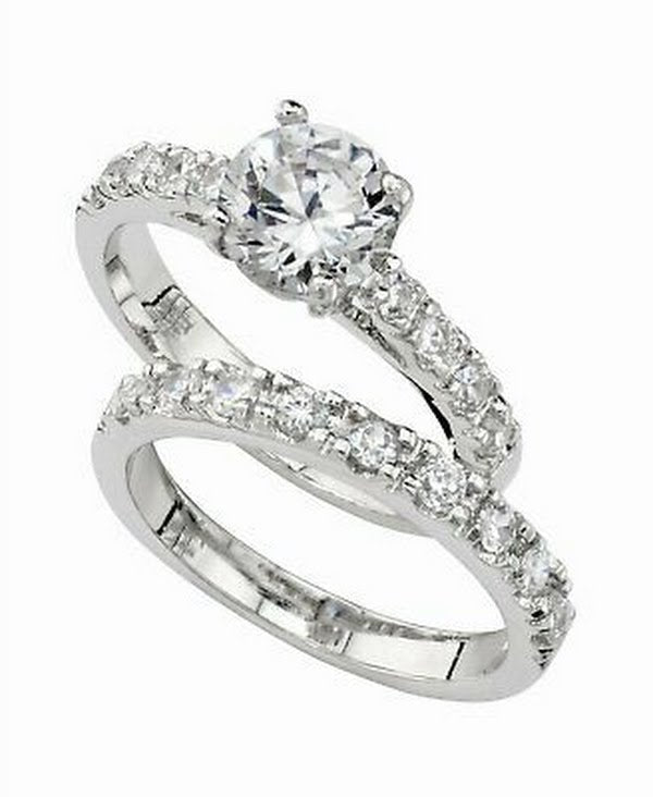 Charter Club Ring Set, Cubic Zirconia Engagement (3 Ct. T.w.)