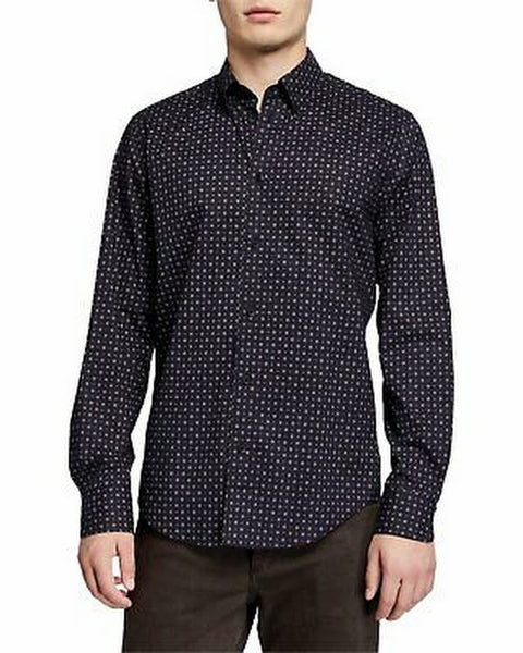 Rag and Bone Mens Fit 1 Zac-Print Sport Shirt, Size Small