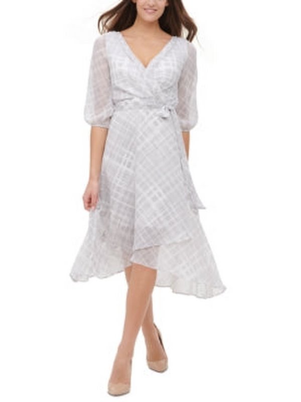 Tommy Hilfiger Printed Chiffon Dress, Size 2
