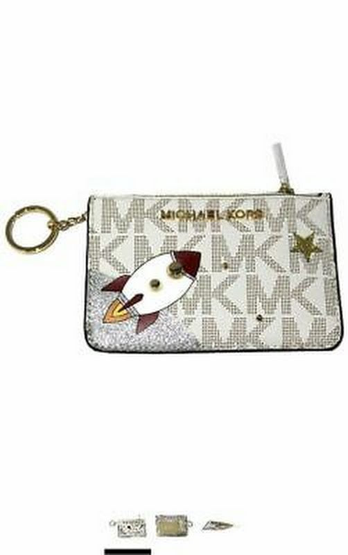 Michael Kors Women's Jet Set Item Small Top Zip ID Case Wallet