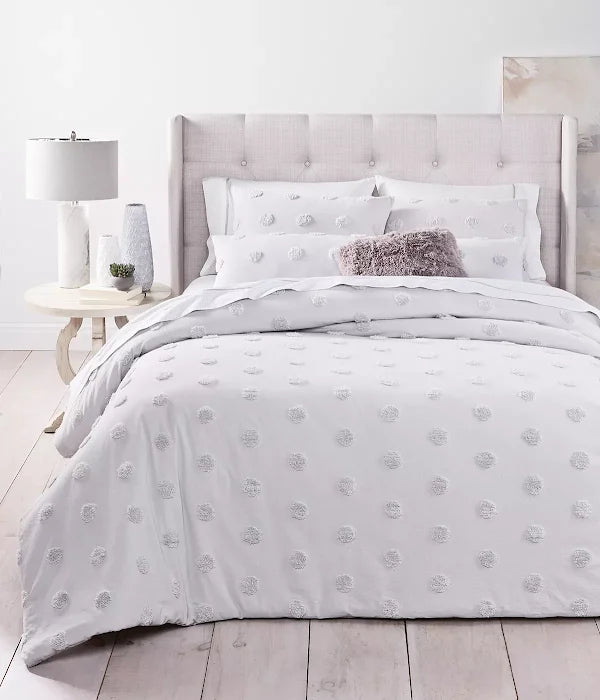 Whim by Martha Stewart Collection 3-PC. Tufted-Chenille Dot Full/Queen Comforter