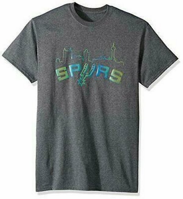 NBA Los Angeles Lakers Mens Skyline Rainbow Reflective Basic Short Sleeve, Large