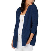 Style and Co Chenille Open-Front Cardigan