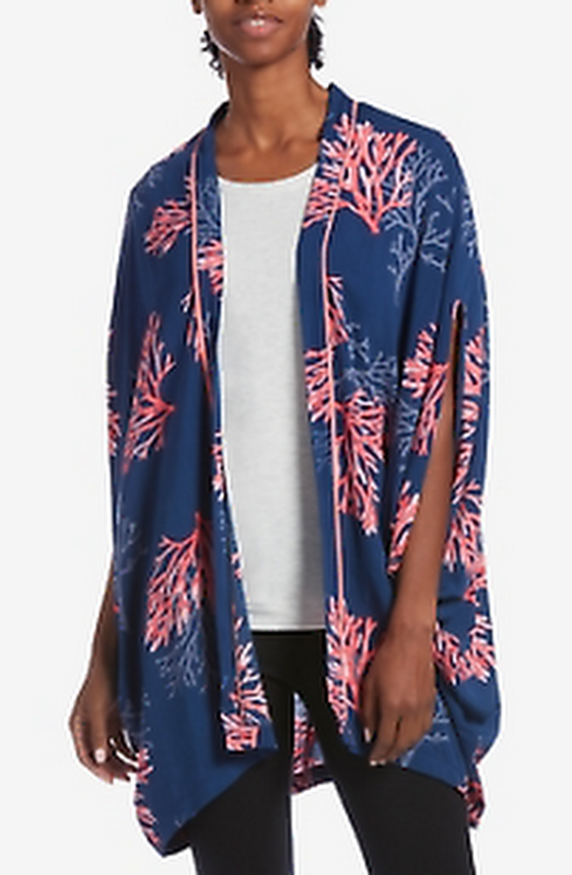 HUE Women’s Woven Kimono Wraps