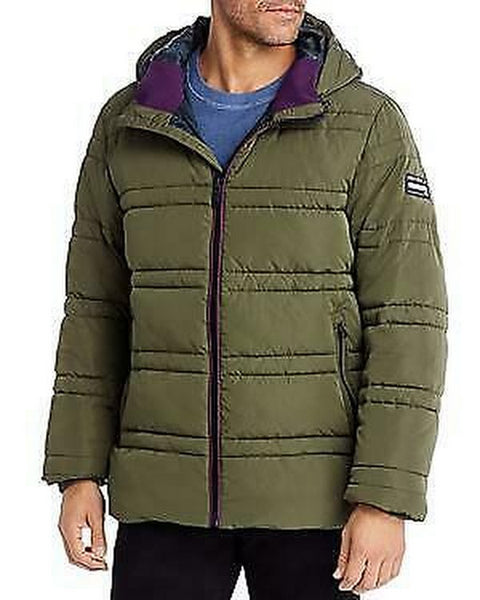 Scotch & Soda Classic Primaloft Hooded Jacket Army Green , Size Medium