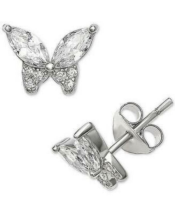 Giani Bernini Cubic Zirconia Butterfly Stud Earrings in Sterling Silver