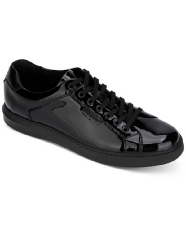 Kenneth cole black leather sneakers online