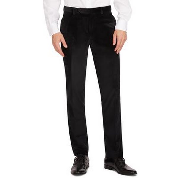 Tommy Hilfiger Mens Modern-Fit Velvet Suit Separate Pants, Size 40X32