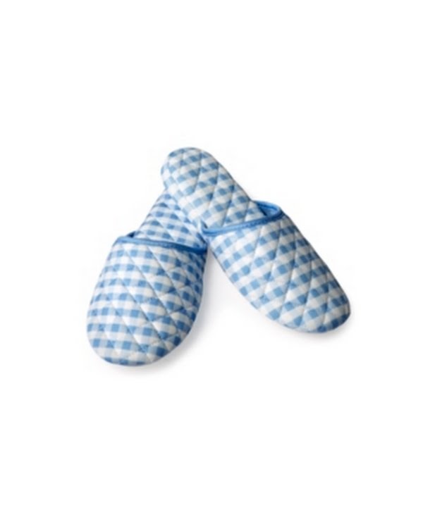 Charter Club Women’s Quilted Gingham Clog Slippers