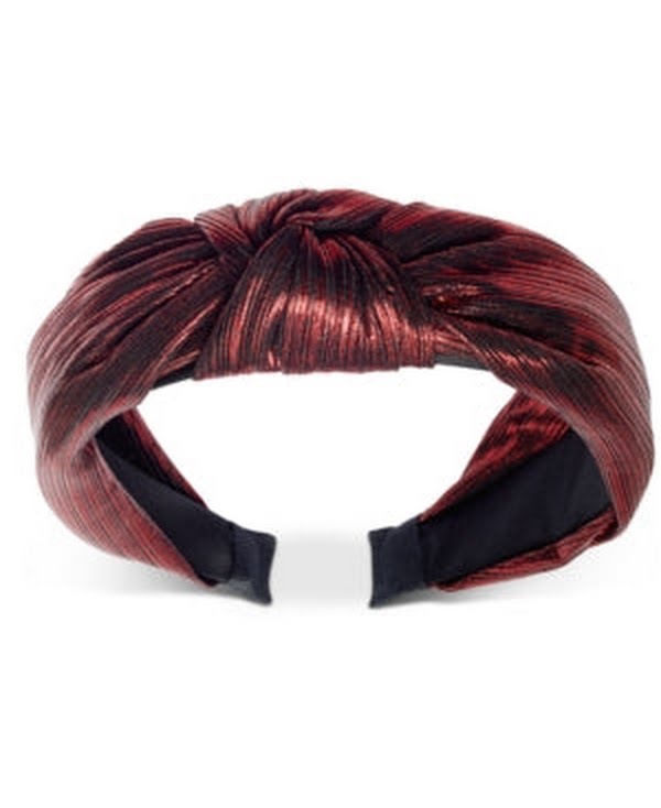 International Concepts Shiny Fabric Knotted Headband