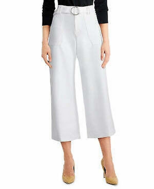 Inc International Concepts Belted Utility Culotte Pants, Size 14