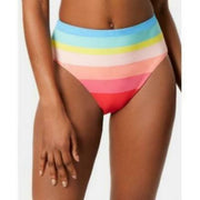 La Blanca Womens Bikini Bottoms Stripe High-Wais,Size 14
