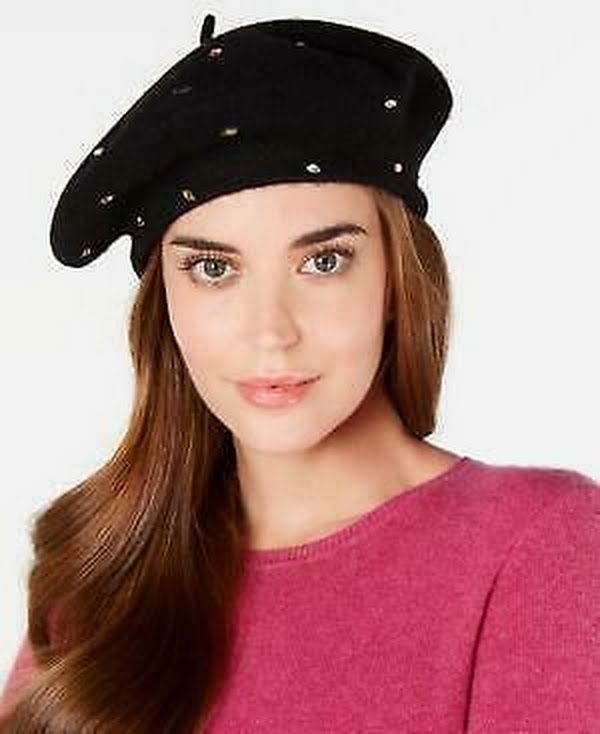 Inc Jewel-Embellished Beret