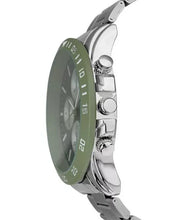 Inc Mens Imitation Chronograph Silver-Tone Link Bracelet Watch 48mm