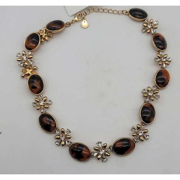 Charter Club Gold-Tone Multi-Stone Statement Necklace