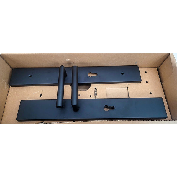 Emtek Multipoint Euro Profile Trim Plates with Stuttgart Lever