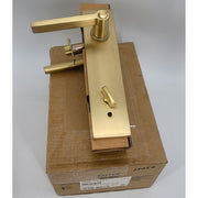 Emtek 5312 2-Point Key in Lever Single Cylinder Lock Set with Helios Levers