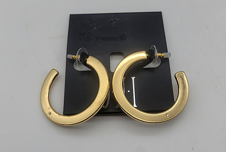 Inc Gold-Tone open Hoop Earrings