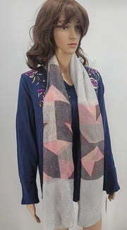 West Loop Floral Lightweight Scarf One Size
