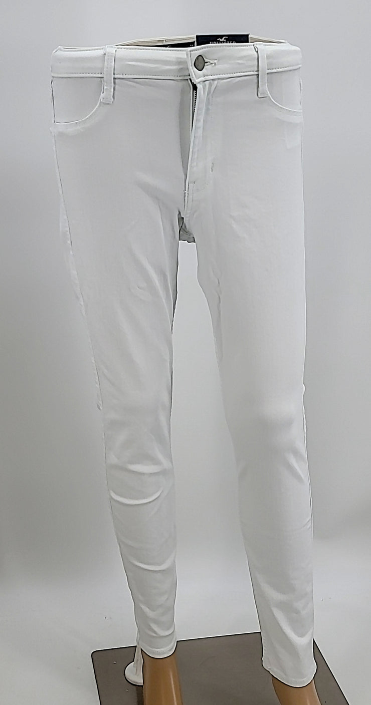 Hollister High Rise White Jean Leggings, Size 7/28X28