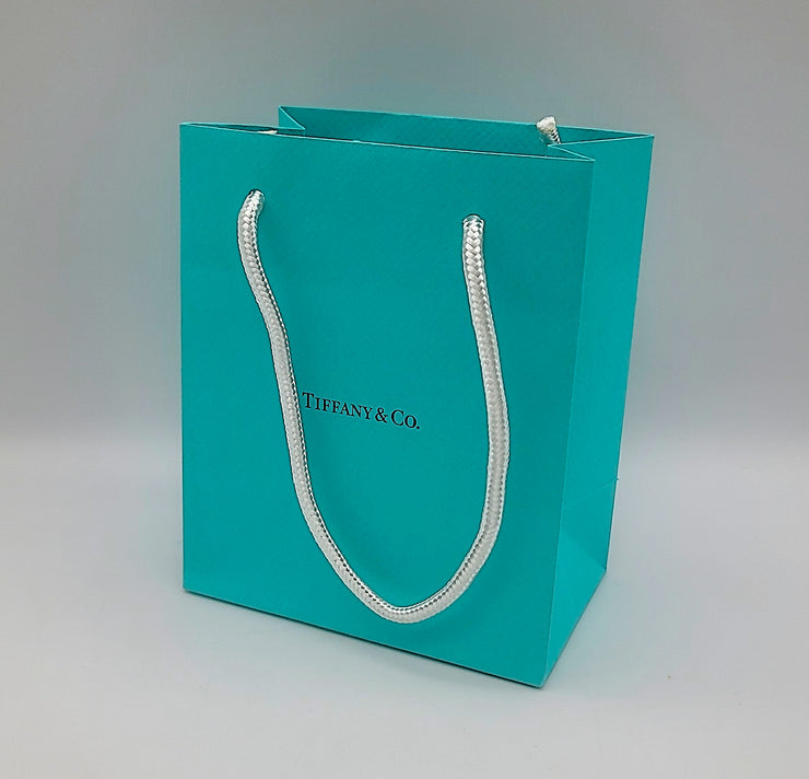 Tiffany and Co Small Gift Bag, 6H X 5W X 3D