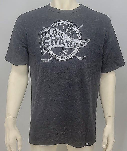 NHL San Jose Sharks Glorious Finish Short Sleeve Crew Neck Tee, Large