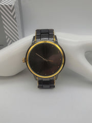 Inc International Concepts Mens Two-Tone Bracelet Watch 36mm