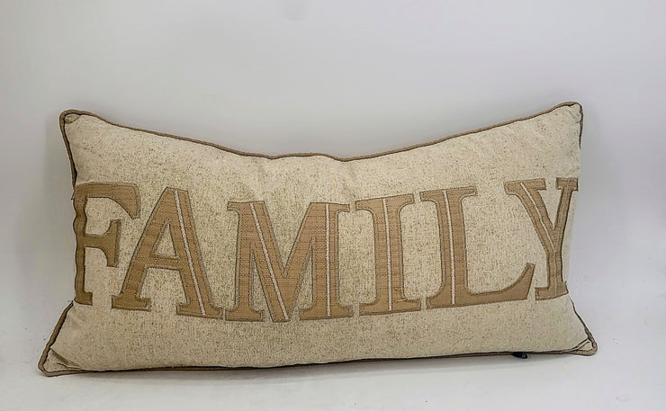 Rodeo Home Oblong Decorative Pillow, Family
