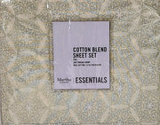 Martha Stewart Collection Holiday Printed 4 PC. Sheet Set , Choose Sz/Color