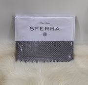 Sferra Minello Duvet Cover, Silver, Size Full-Queen