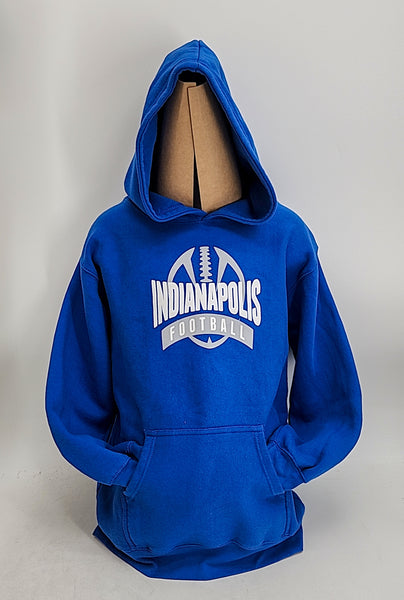 Indianapolis Colts Blue Hoodie Sweatshirt, Large 10–12 Boys