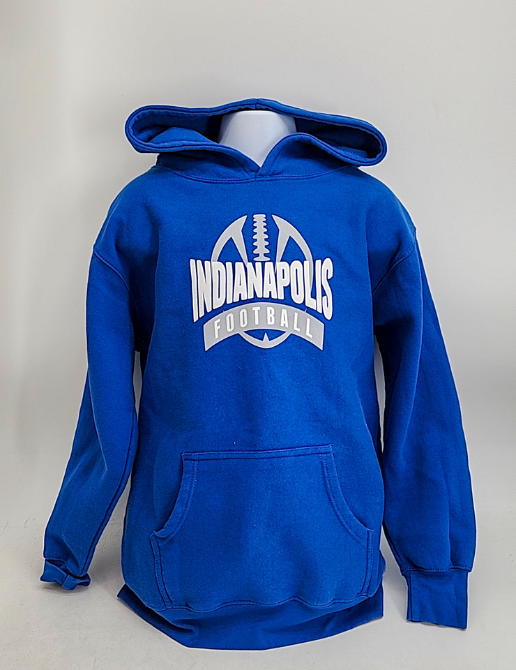 Indianapolis Colts Blue Hoodie Sweatshirt, Large 10–12 Boys
