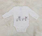 Carter's Infant Bodysuits White – White Santa Bodysuit – Infant/3Months