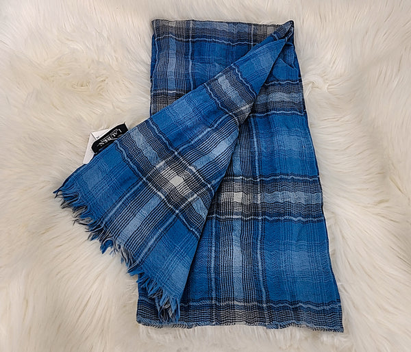 Lauren Ralph Lauren Vintage Plaid Wool Scarf, OS