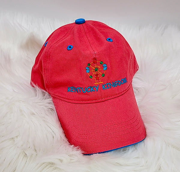 Kentucky Kingdom Girls Hat Baseball Cap Adjustable Strap, Size Small