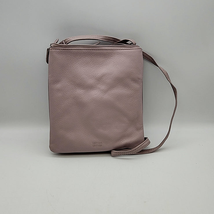 Giani Bernini Purple Leather Crossbody Handbag Purse