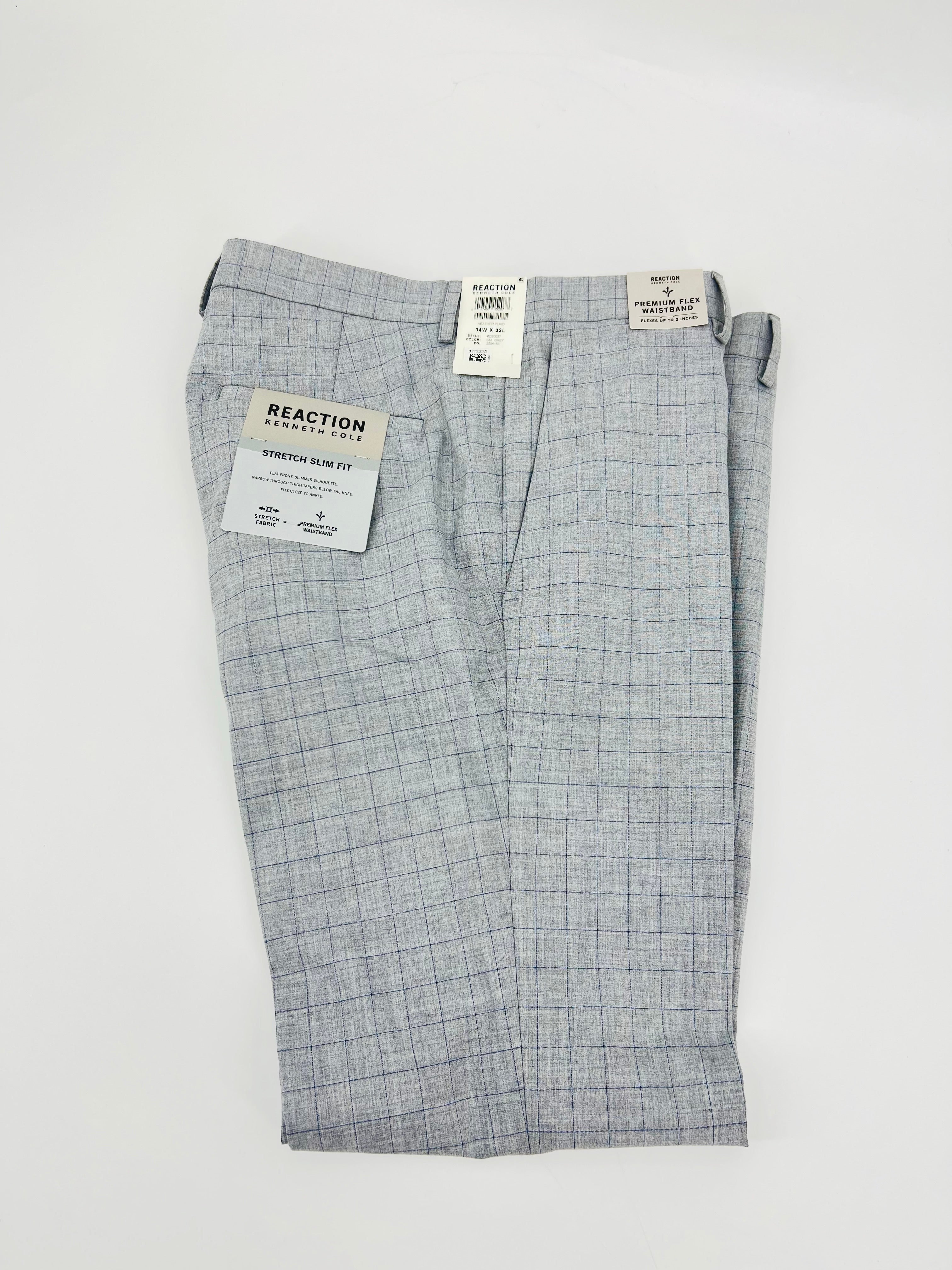 Kenneth Cole Mens Slim Fit Flex Dress Pants, Size 34WX32L Vanessa Jane Kenneth Cole Mens Slim Fit Flex Dress Pants, Size 34WX32L Vanessa Jane