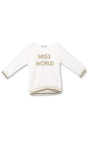 Speechless Big Girls' Miss World Pullover, Size  Small