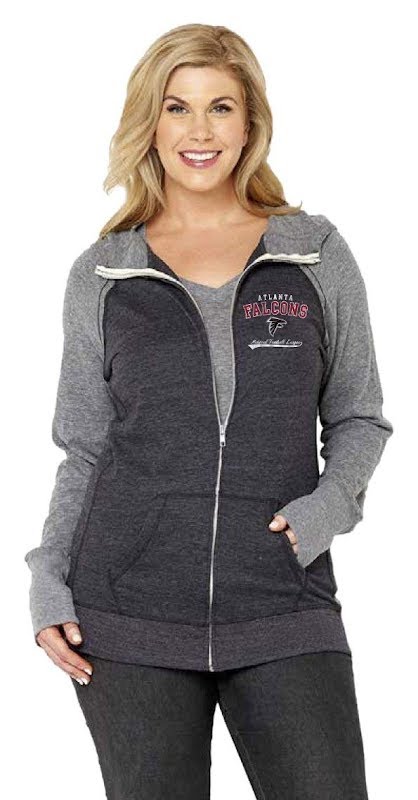 Soft As A Grape NFL Atlanta Falcons Womens Triblend Sweatshirt