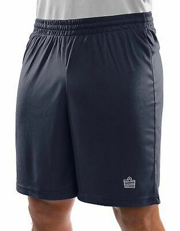 Admiral Club Ready-to-Play Soccer Shorts, Navy/White, Youth Large