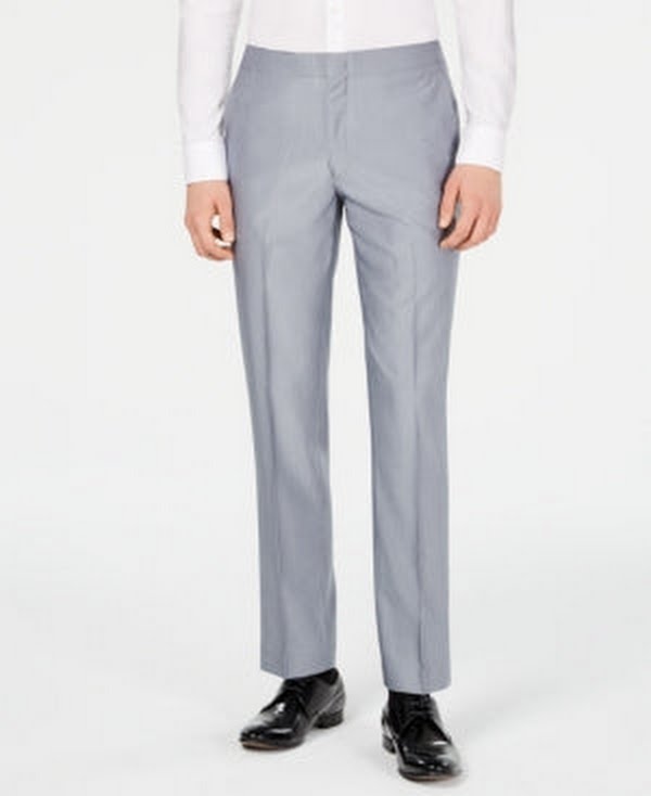 Ryan Seacrest Distinction Mens Slim-Fit Stretch Tuxedo Suit Pants, Size 30x32